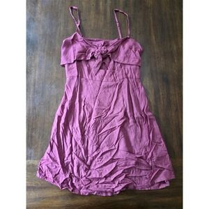 NWOT Volcom S Tank Bow Front Cut Out Sun Dress 128162